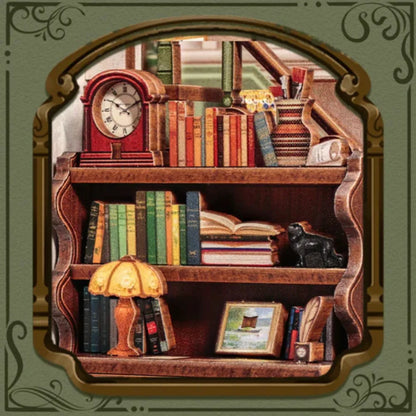 Gallery Bookstore DIY Miniature House Kit