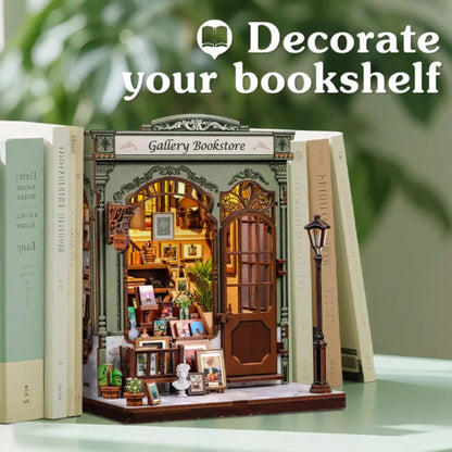 Gallery Bookstore DIY Miniature House Kit