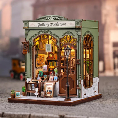 Gallery Bookstore DIY Miniature House Kit