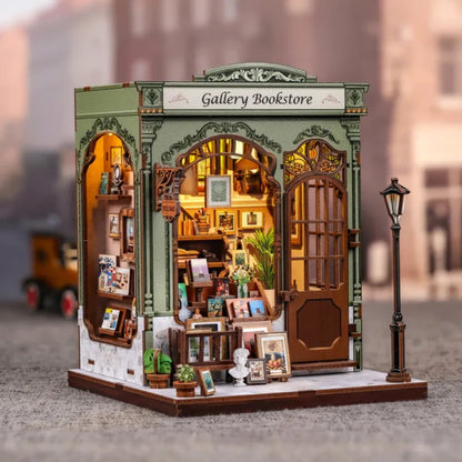 Gallery Bookstore DIY Miniature House Kit