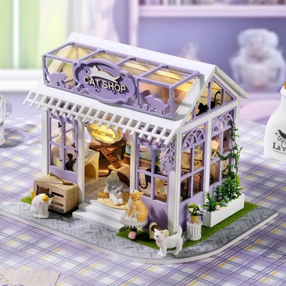 DIY Kitten Paradise Dollhouse Kit