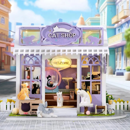 DIY Kitten Paradise Dollhouse Kit