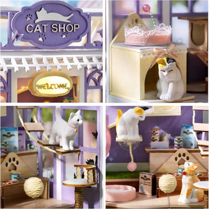 DIY Kitten Paradise Dollhouse Kit