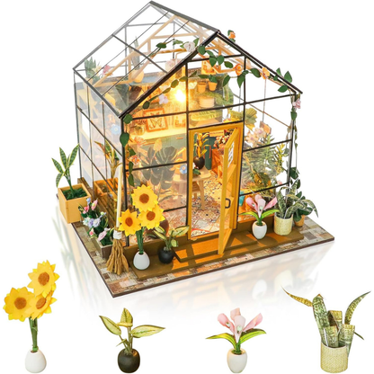 DIY Miniature Sunshine Flower House