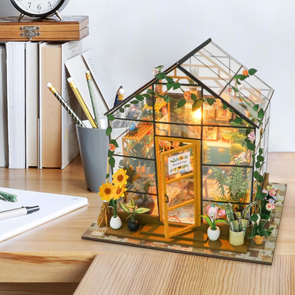 DIY Miniature Sunshine Flower House