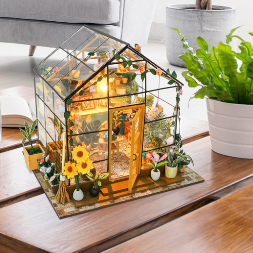 DIY Miniature Sunshine Flower House