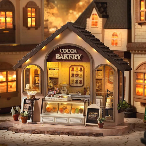 DIY Miniature Bakery House Kit