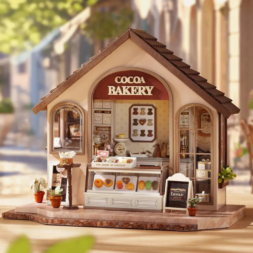 DIY Miniature Bakery House Kit