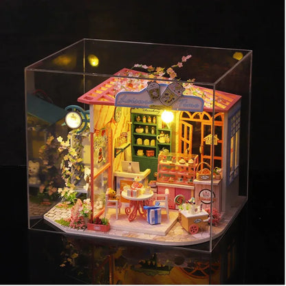 Tea Time-DIY Miniature Dollhouse Kit