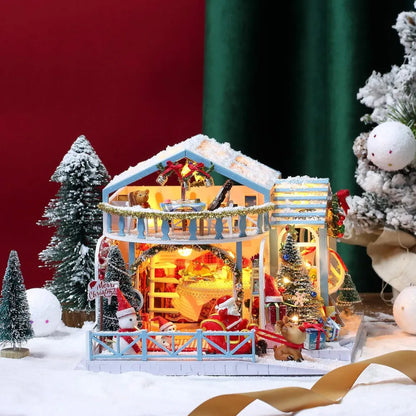 DIY Miniature Dollhouse Kit with Music