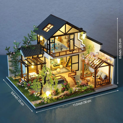 DIY Miniature Courtyard House Kit