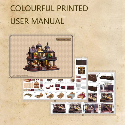 Edinburgh Castle DIY Miniature House Kit