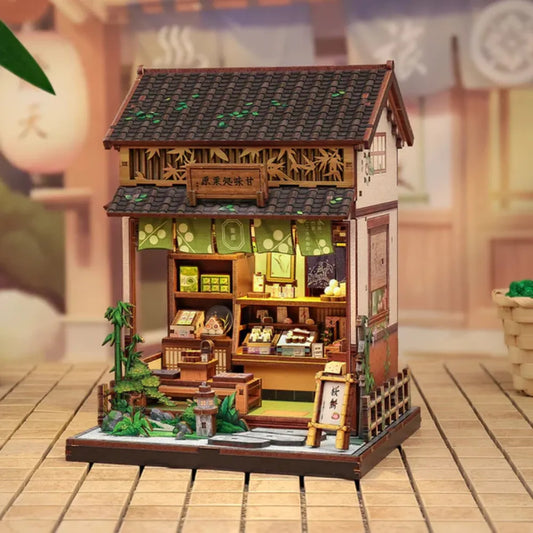DIY Japanese Sweet Shop Miniature House Kit
