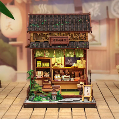 DIY Japanese Sweet Shop Miniature House Kit