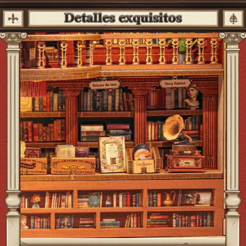 DIY Thames Bookstore Miniature House Kit