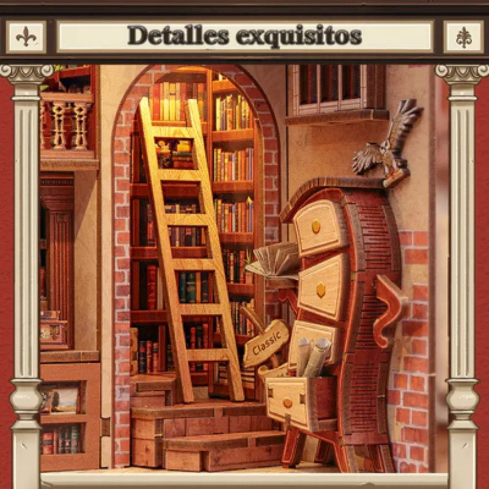 DIY Thames Bookstore Miniature House Kit