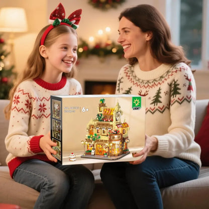 Flower Bakery Coffee House Building Set