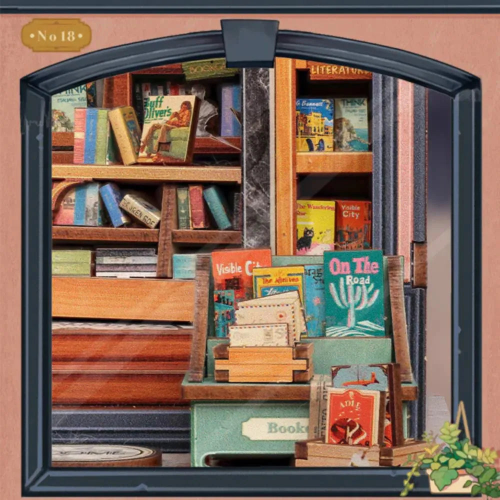 DIY Miniature Book Nook Kit: Jack's Bookery
