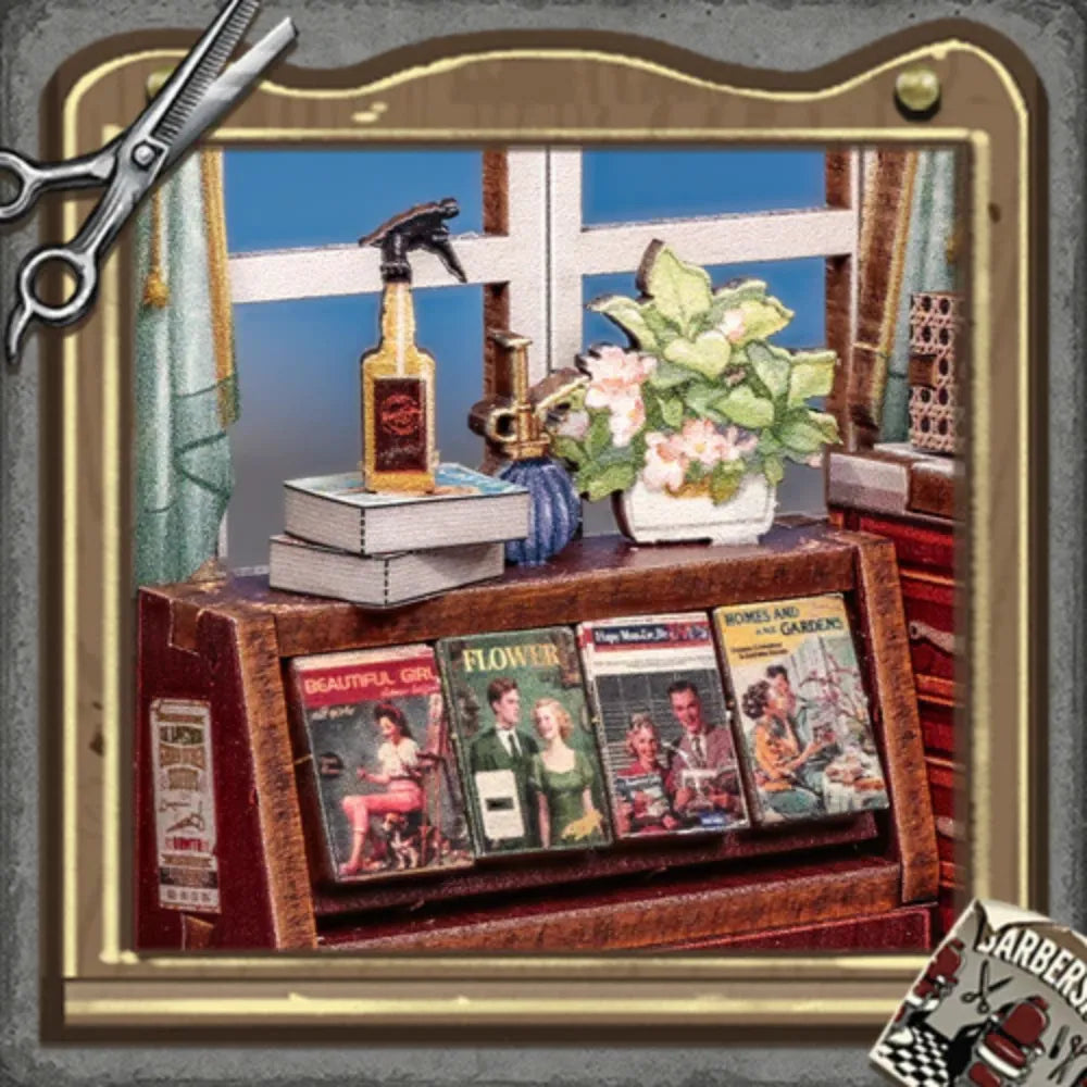 John's Hair Salon DIY Miniature House Kit