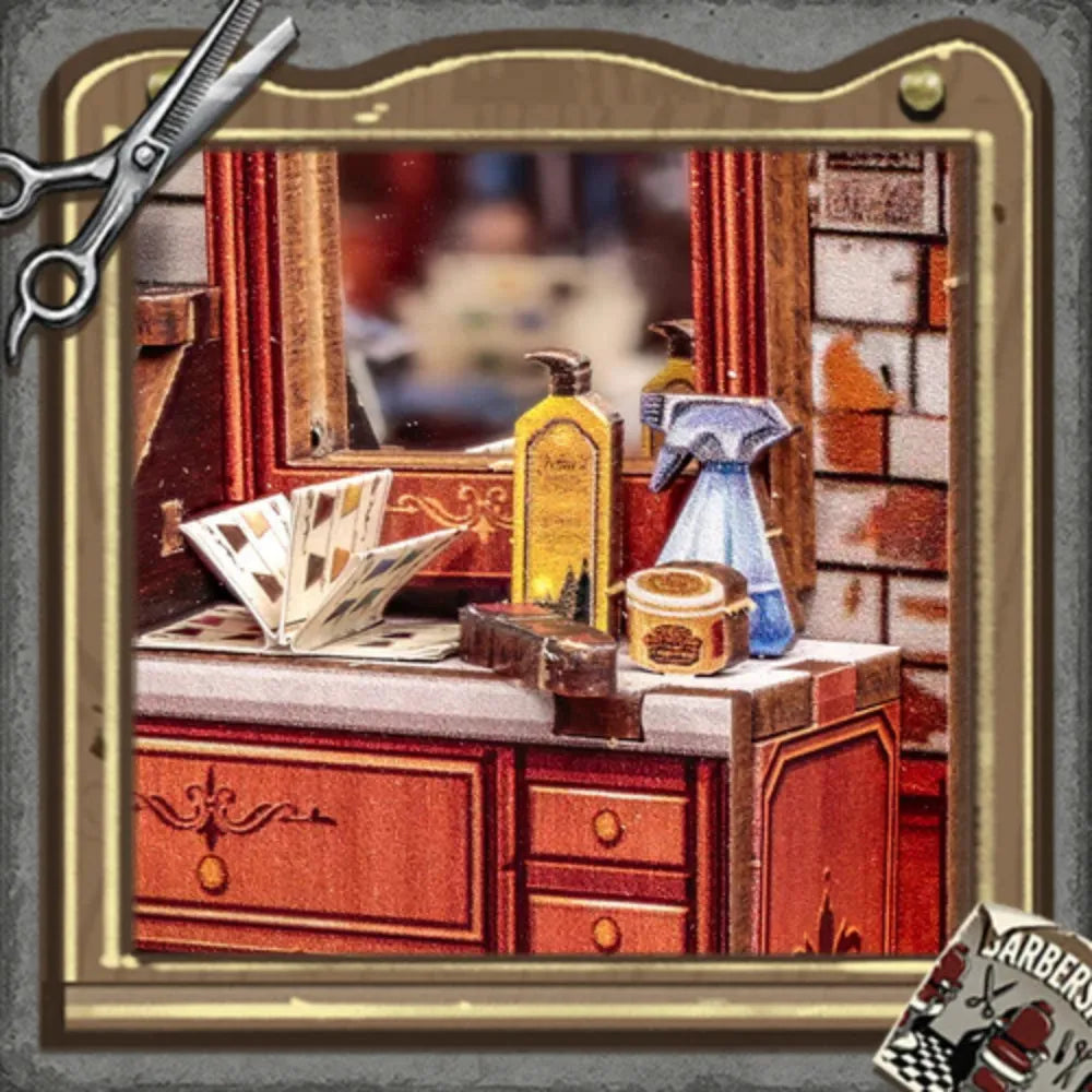 John's Hair Salon DIY Miniature House Kit