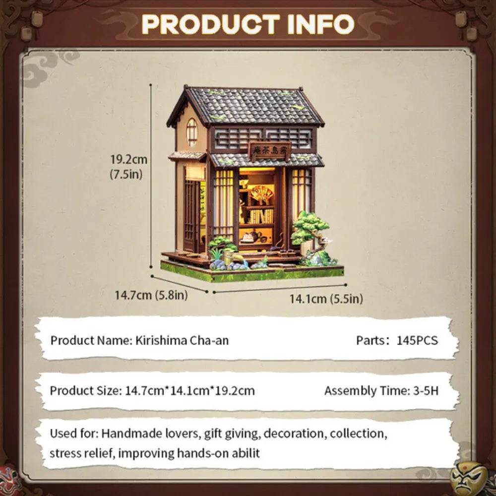 Kirishima Cha-an: DIY Japanese Tea House Miniature