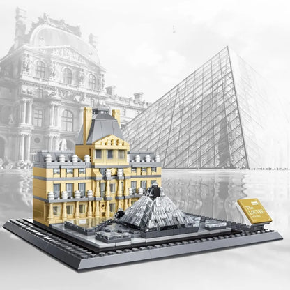 Louvre Museum Building Block Set