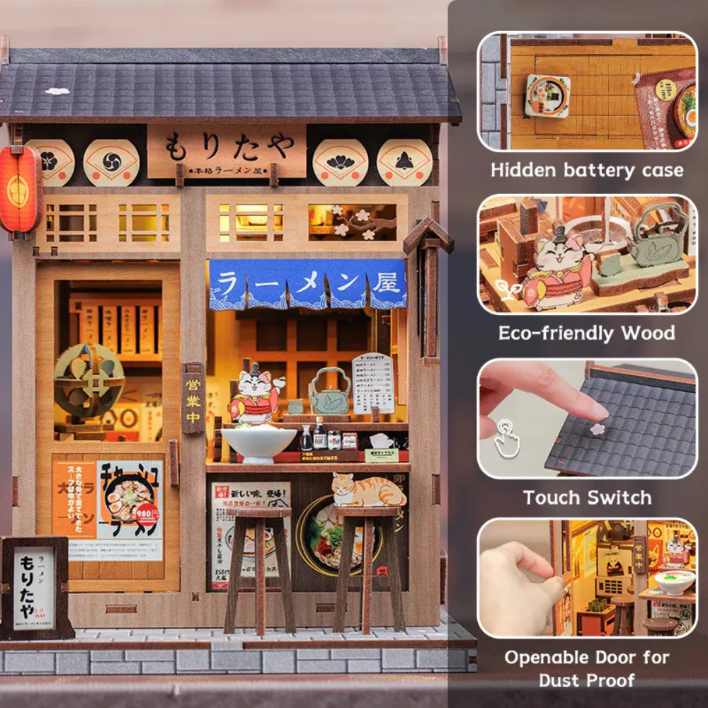 Morita-Ya DIY Ramen Shop Book Nook Kit