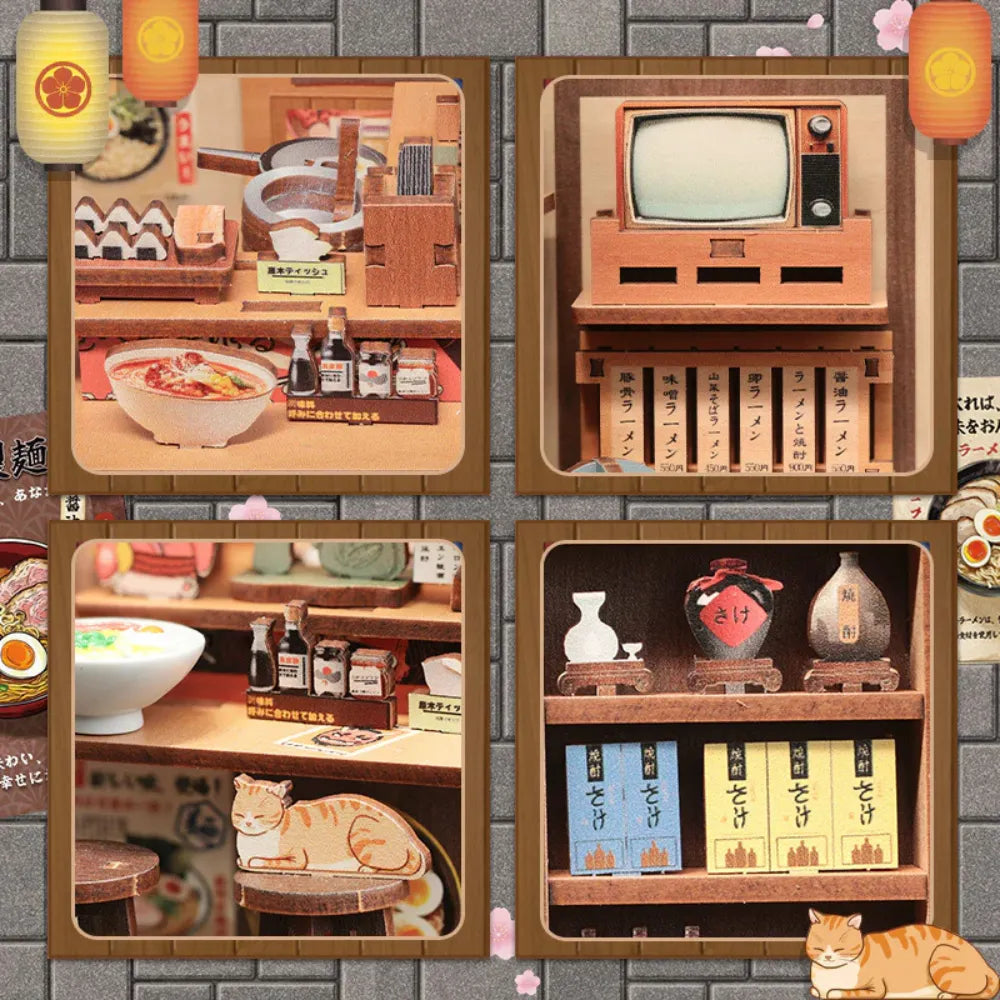 Morita-Ya DIY Ramen Shop Book Nook Kit