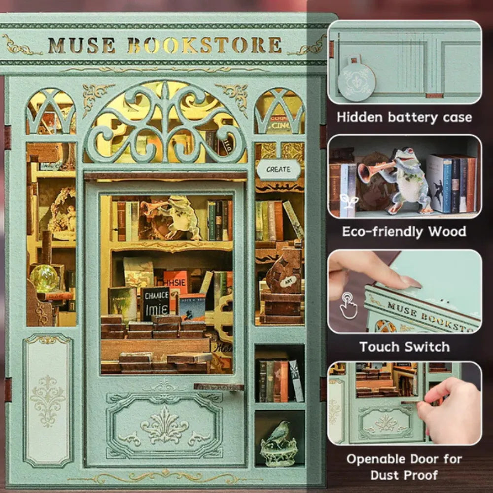 Muse Bookstore DIY Book Nook Kit