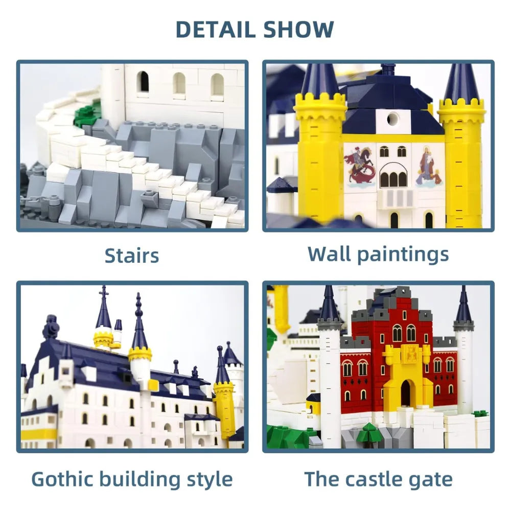 Neuschwanstein Castle Building Block Set