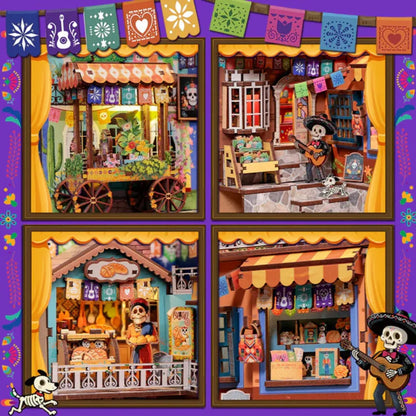 Plaza de los Muertos DIY Book Nook Kit
