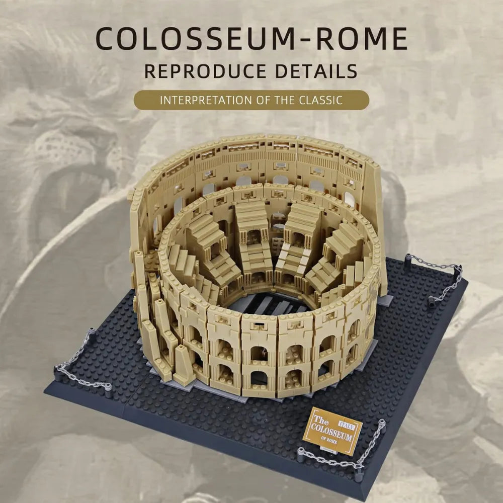 Roman Colosseum Architecture Model
