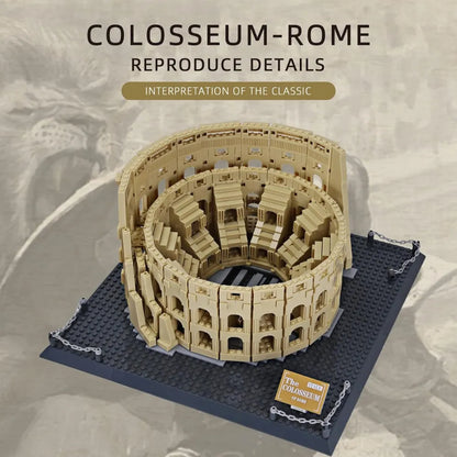 Roman Colosseum Architecture Model