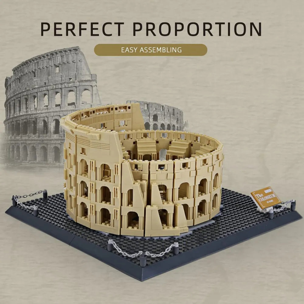 Roman Colosseum Architecture Model