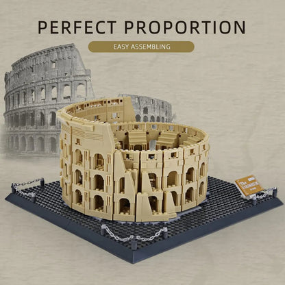 Roman Colosseum Architecture Model