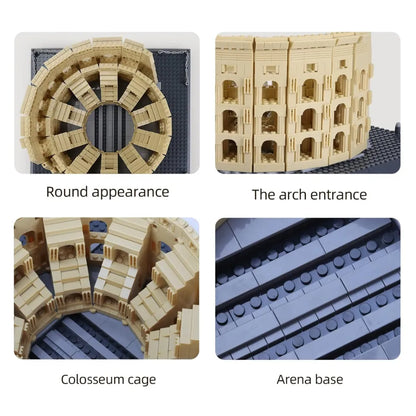 Roman Colosseum Architecture Model