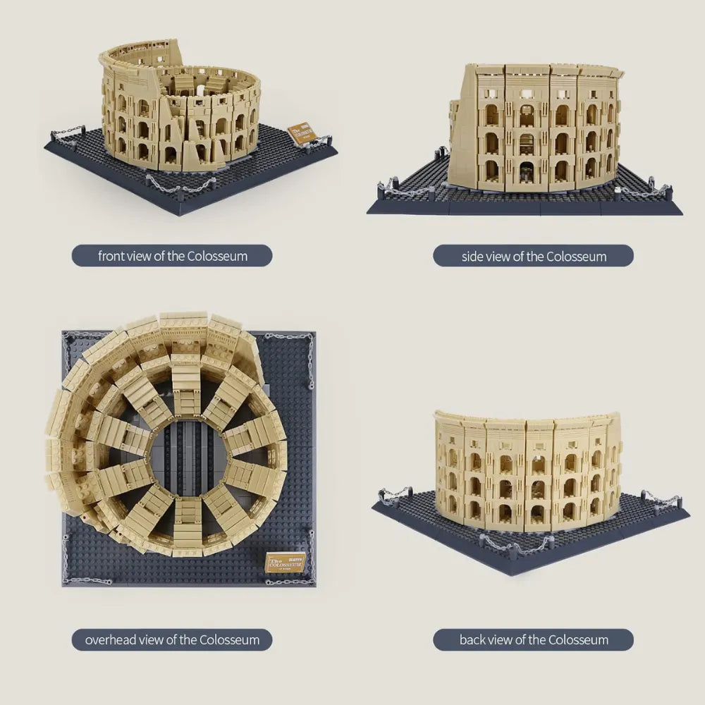 Roman Colosseum Architecture Model