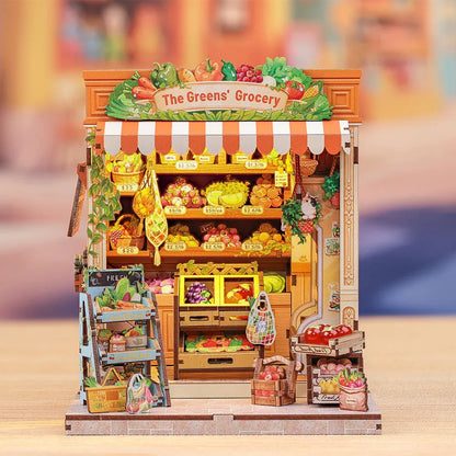 The Greens' Grocery DIY Miniature House Kit