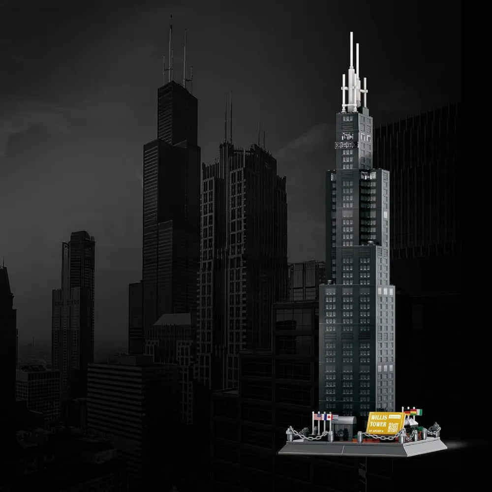 Willis Tower Building Block Set
