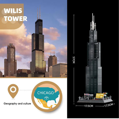 Willis Tower Building Block Set
